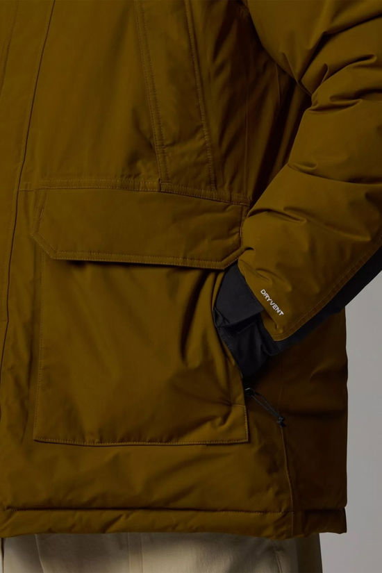 The North Face Mens Mcmurdo Parka Jacket Moss Green/Tnf Black