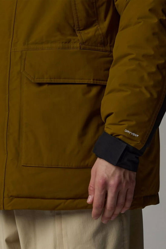The North Face Mens Mcmurdo Parka Jacket Moss Green/Tnf Black