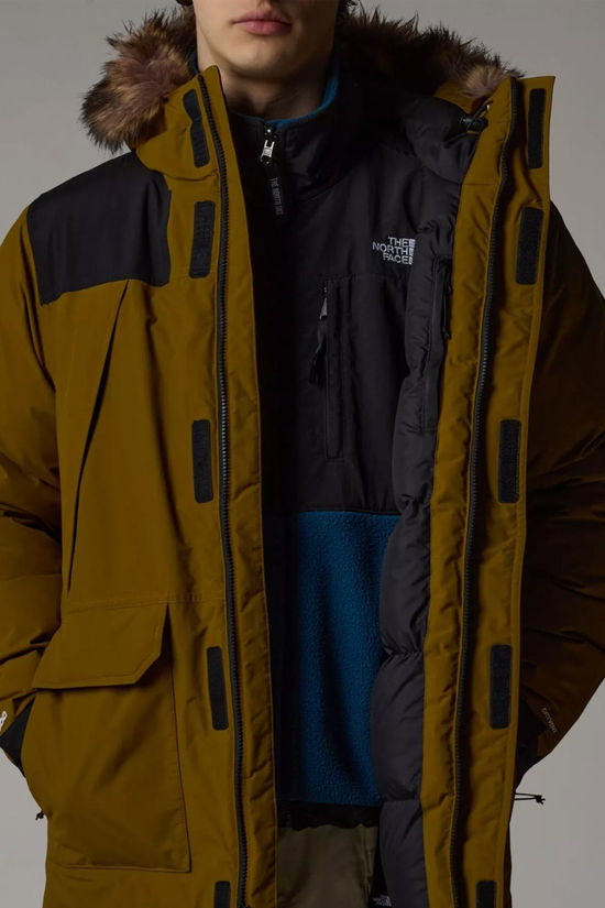 The North Face Mens Mcmurdo Parka Jacket Moss Green/Tnf Black