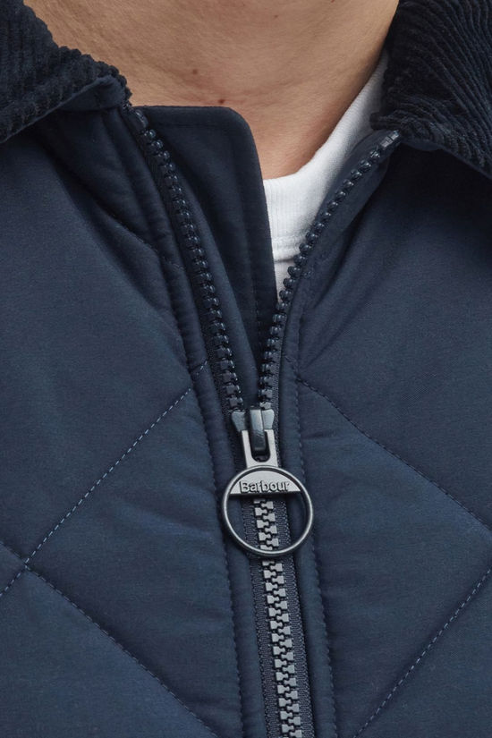Barbour Mens City Chelsea Quilted Jacket Navy