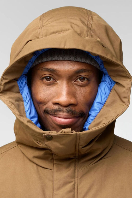Fjallraven Mens Övik Padded Jacket Wood Brown