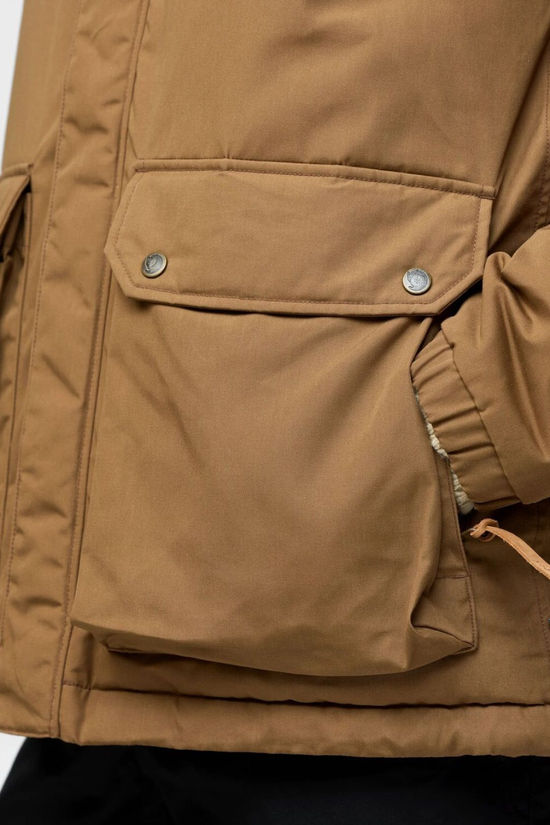 Fjallraven Mens Övik Padded Jacket Wood Brown