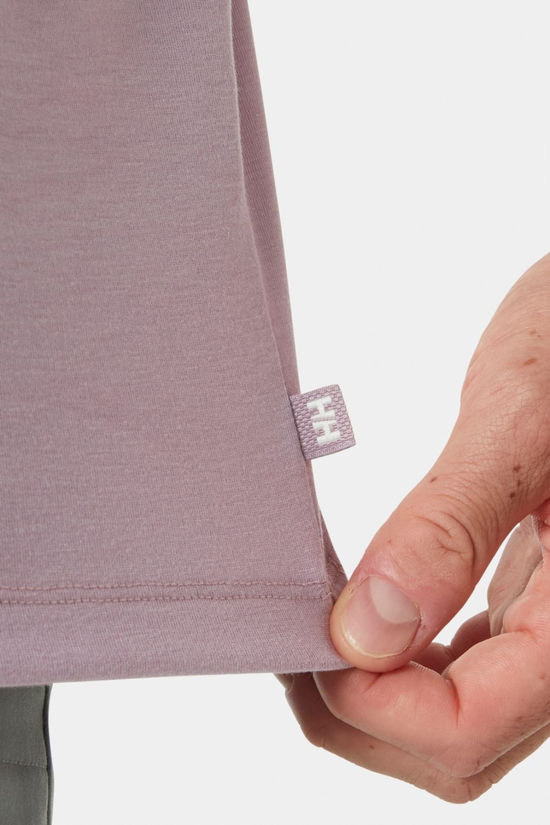 Helly Hansen Mens Skog Recycled Graphic T-Shirt Purple Clay