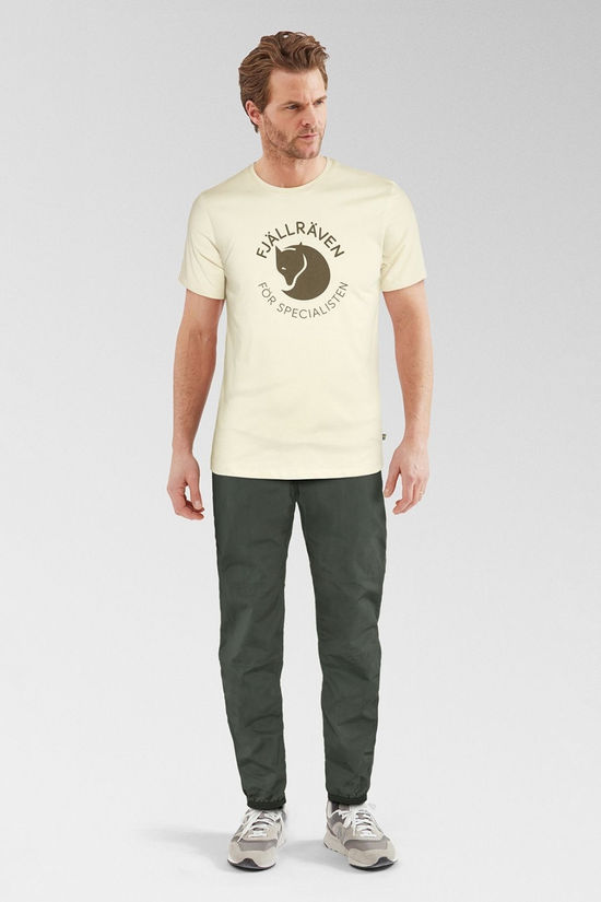 Fjallraven Mens Fox T-Shirt Chalk White
