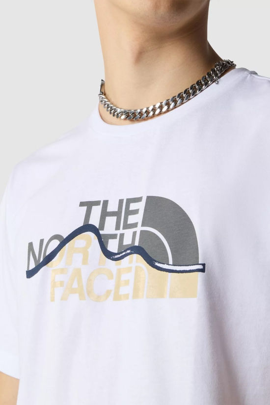 The North Face Mens Mountain Line T-Shirt Tnf White