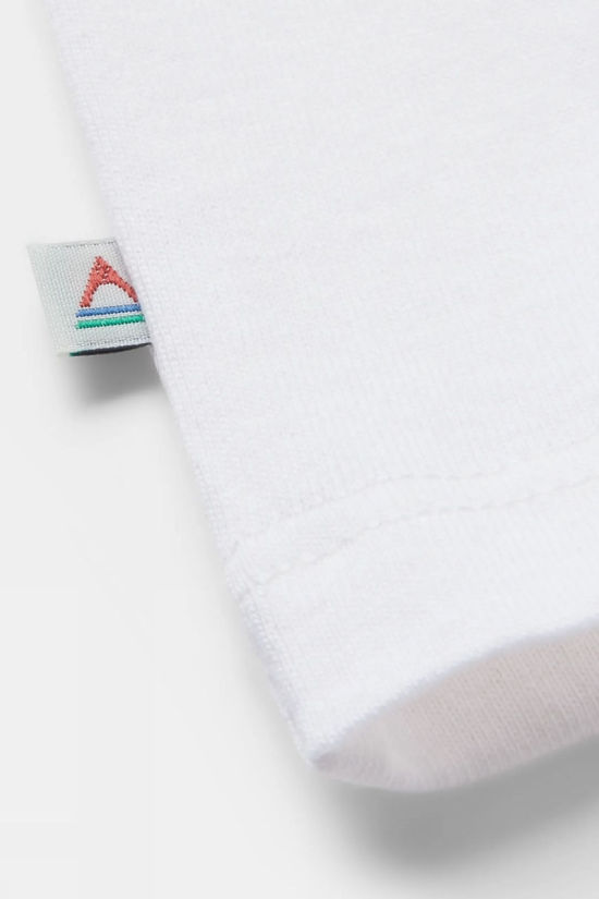 Passenger Mens Open Road Recycled Cotton T-Shirt White