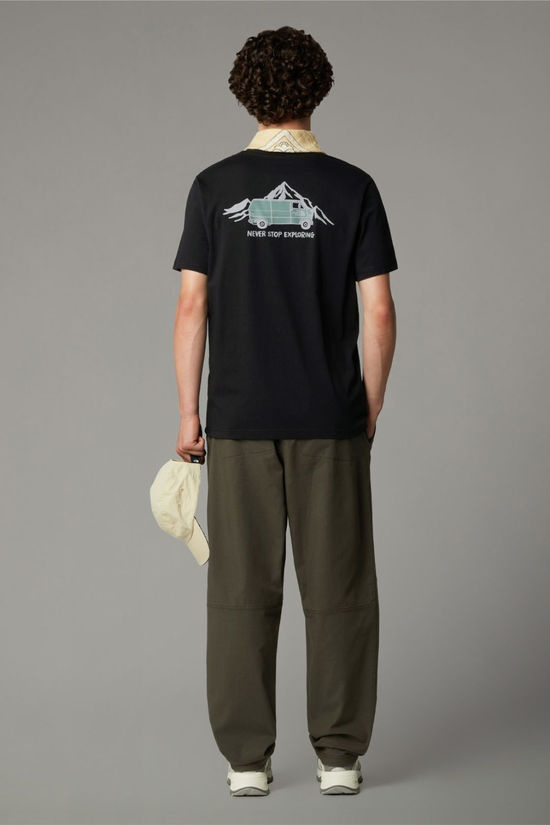 The North Face Mens Outdoor Graphic T-Shirt Tnf Black