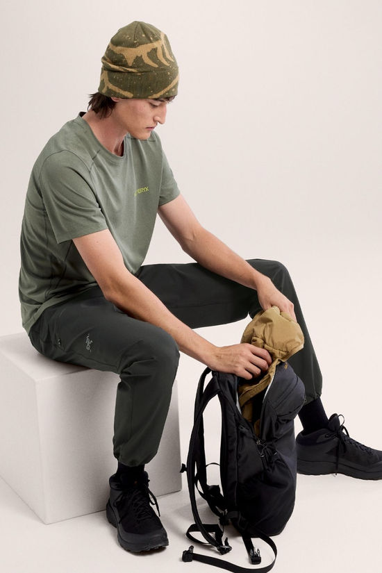 Arc'teryx Mens Cormac Arc'Bird Logo T-Shirt Forage Heather Ii