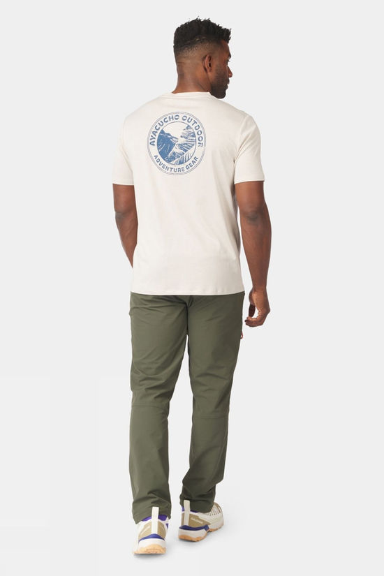 Ayacucho Mens Chuckwallas Graphic T-Shirt Pumice Stone