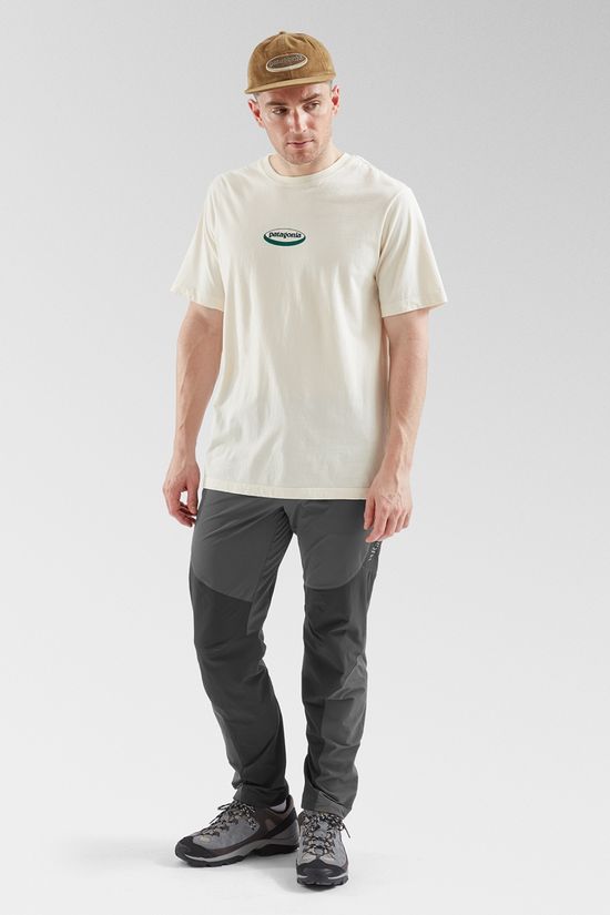 Patagonia Mens '95 Oval Logo T-Shirt Undyed Natural