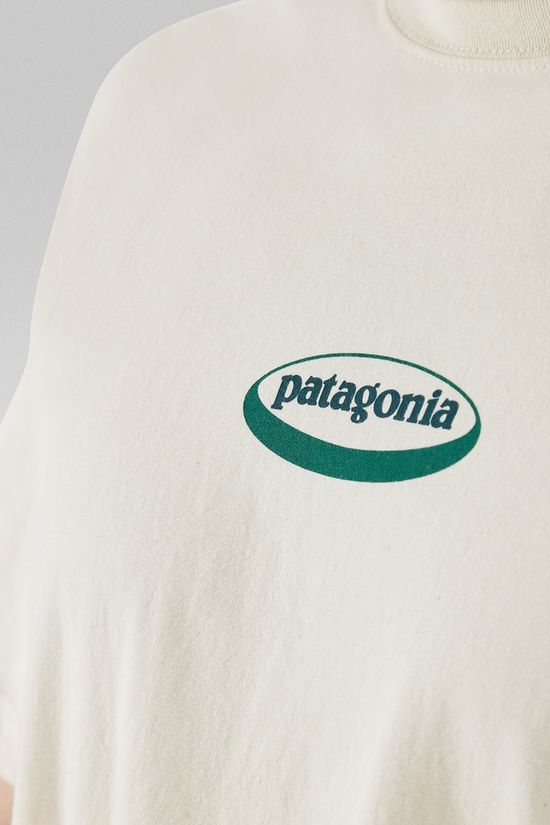Patagonia Mens '95 Oval Logo T-Shirt Undyed Natural