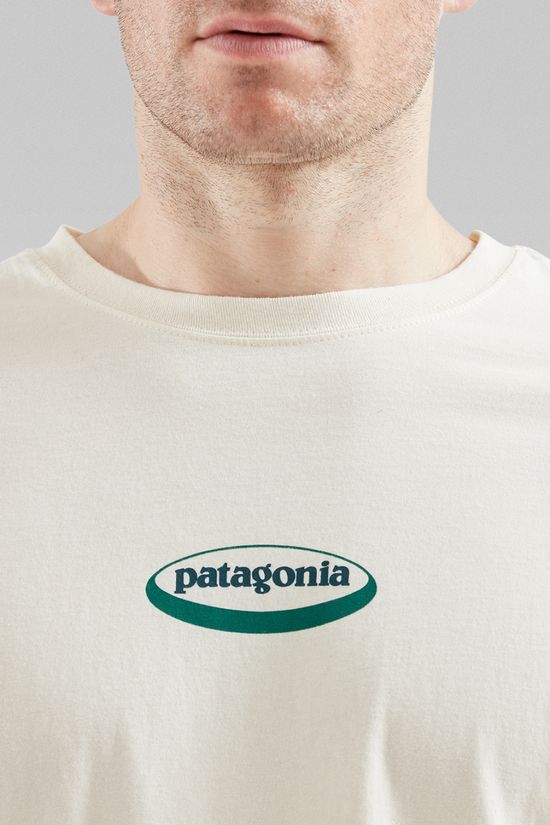 Patagonia Mens '95 Oval Logo T-Shirt Undyed Natural