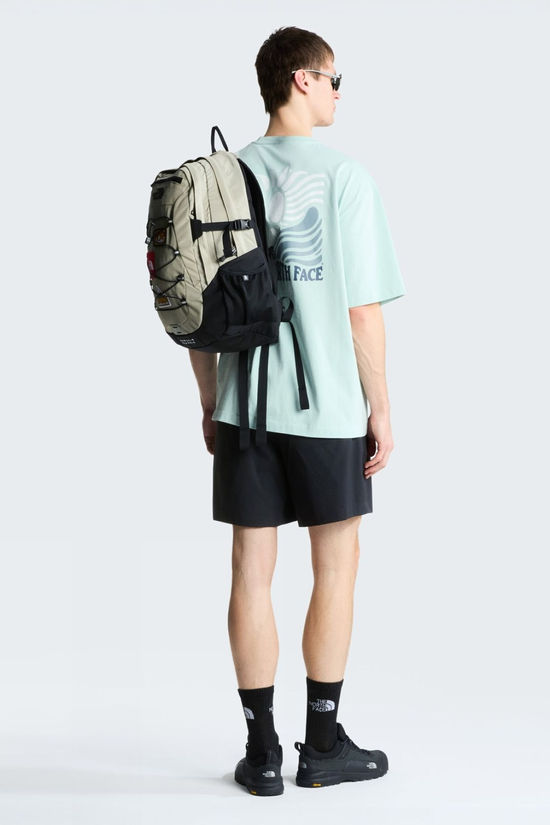The North Face Mens Sun Oversize Graphic T-Shirt Opal Frost