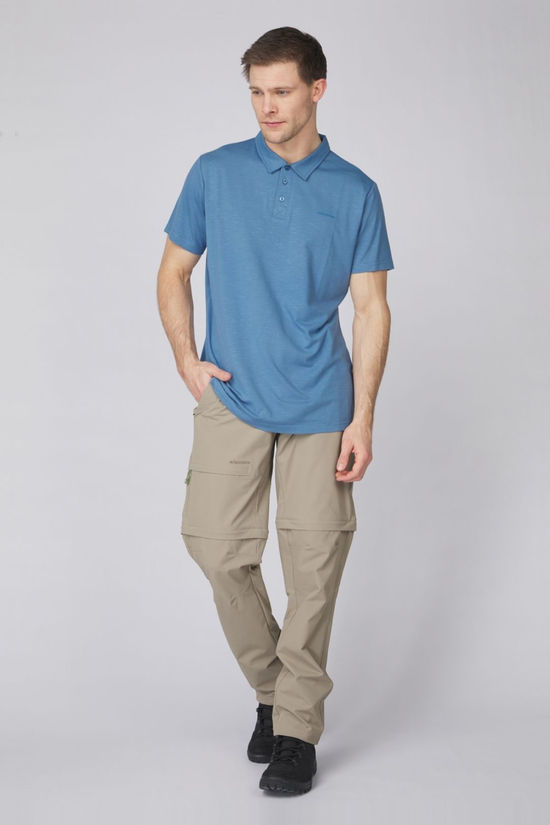 Ayacucho Mens Kibira Polo Shirt Coronet Blue