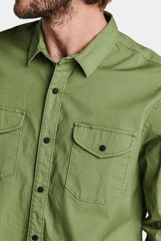 Roark Mens Campover Shirt Jungle Green