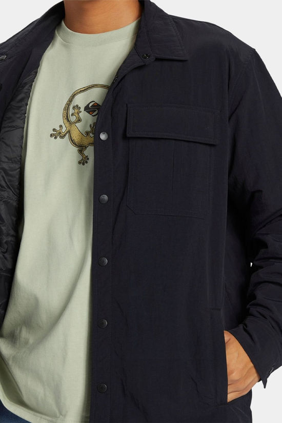 Quiksilver Mens Cold Snap Shacket Black
