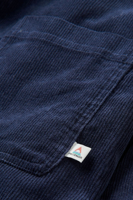 Passenger Mens Backcountry Cord Shirt Deep Navy