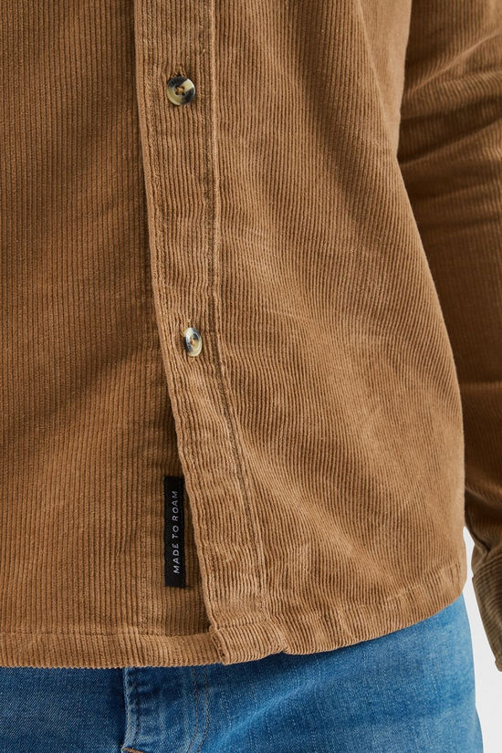Passenger Mens Backcountry Cord Shirt Toffee