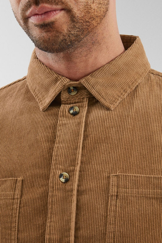 Passenger Mens Backcountry Cord Shirt Toffee