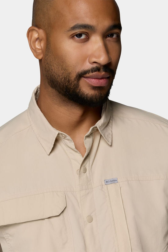 Columbia Mens Skien Valley Long Sleeve Shirt  Ancient Fossil