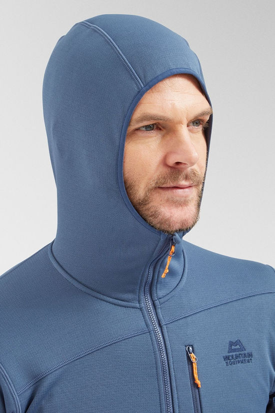 Mountain Equipment Mens Durian Hooded Fleece Jacket Dusk/Cosmos
