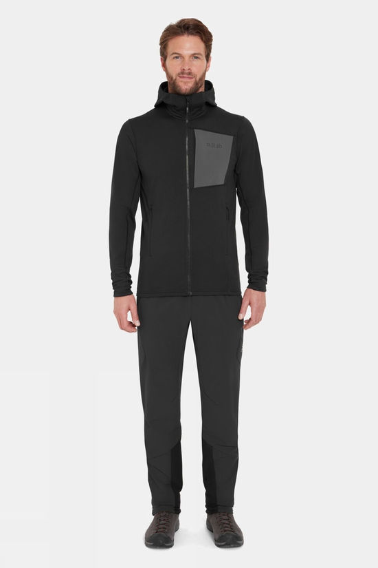 Rab Mens Superflux Hooded Jacket Black