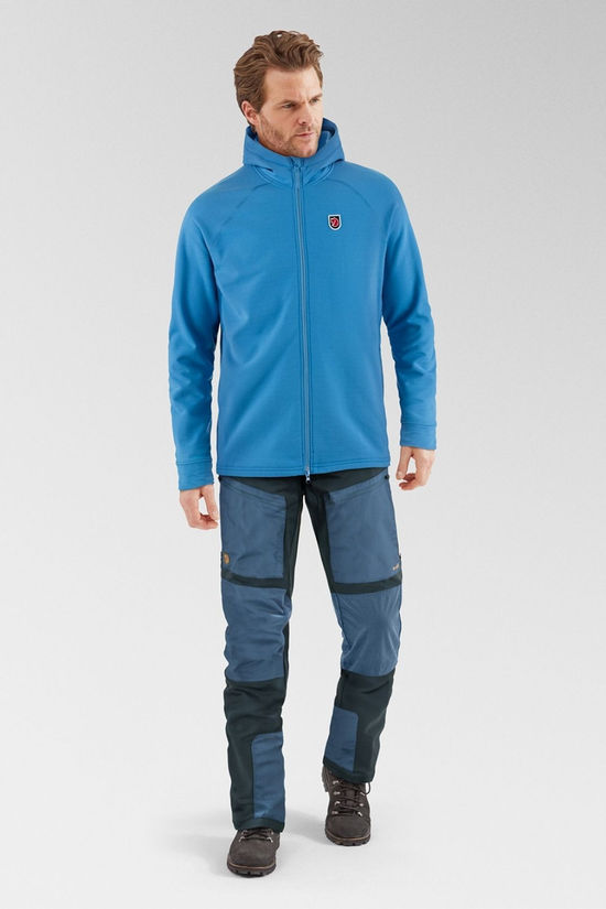 Fjallraven Mens Expedition Fleece Hoodie Jacket Un Blue