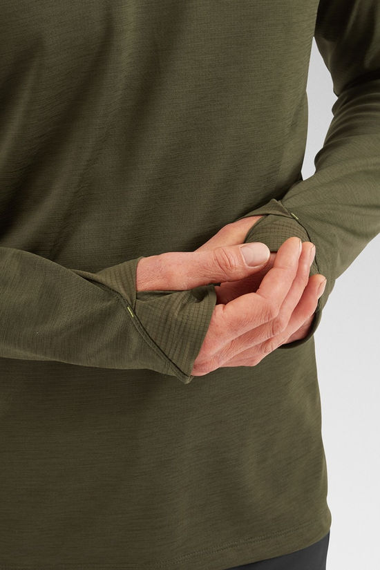 Rab Mens Staden Crew Top Army