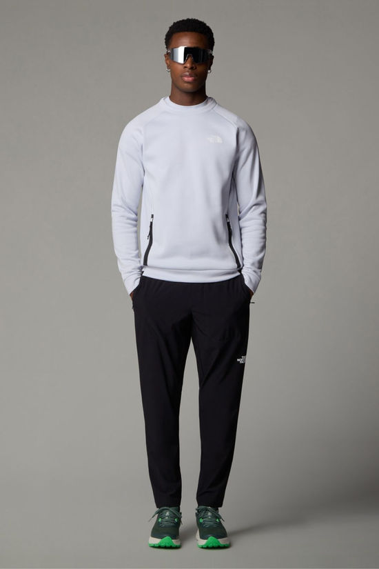 The North Face Mens Mountain Athletics Fleece Sweatshirt Mystic Haze