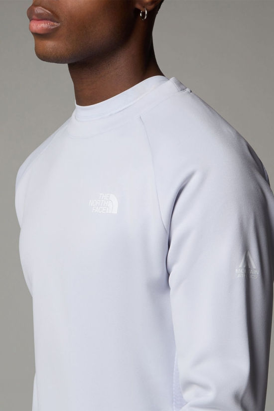 The North Face Mens Mountain Athletics Fleece Sweatshirt Mystic Haze