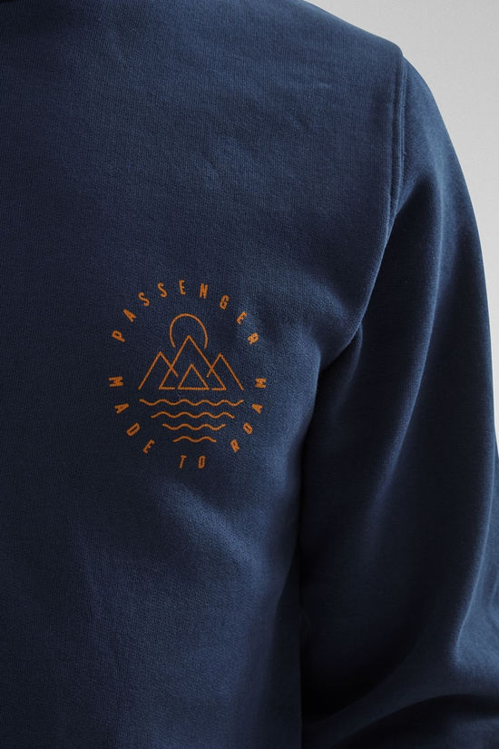 Passenger Mens Escapism Sweatshirt Rich Navy