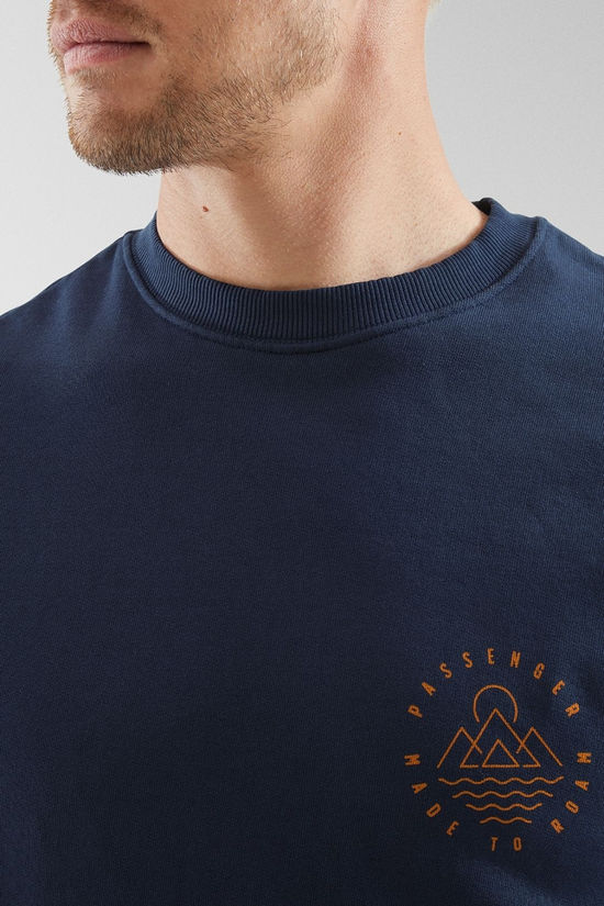 Passenger Mens Escapism Sweatshirt Rich Navy