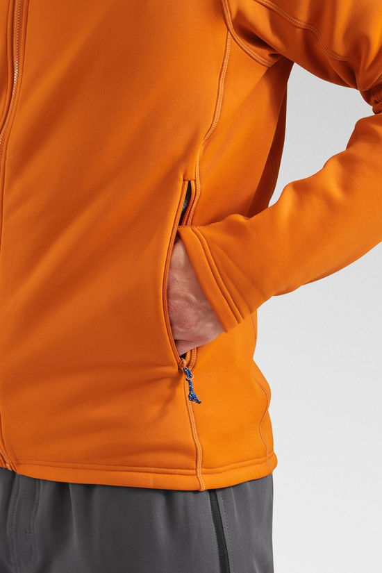 Mountain Equipment Mens Jorasses Hooded Fleece Jacket Rust