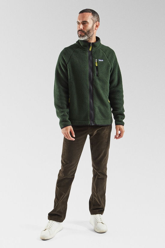 Patagonia Mens Retro Pile Fleece Jacket Old Growth Green