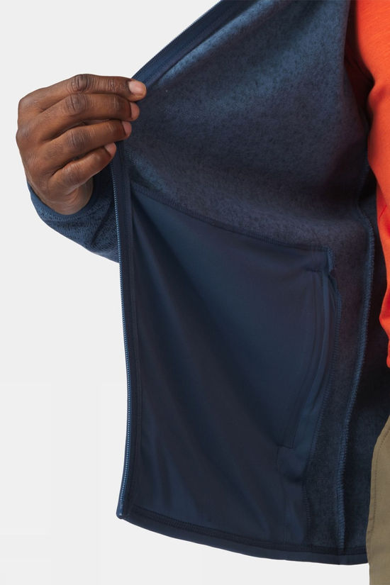 Ayacucho Mens Drasland Fleece II Ensign Blue Melange