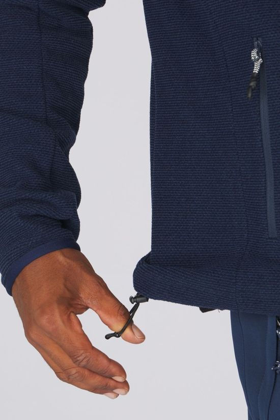 Ayacucho Mens Divis Structured Full Zip Fleece Navy