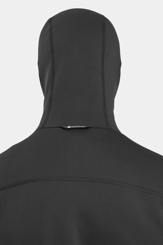 Montane Mens Fury Hooded Fleece Jacket Black