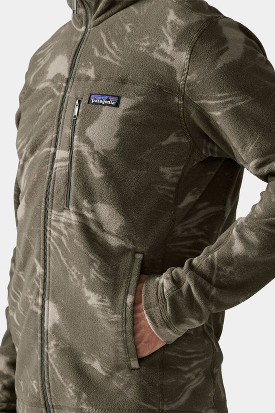Patagonia Mens Micro D Full Zip Fleece  Polar Breeze: Basin Green