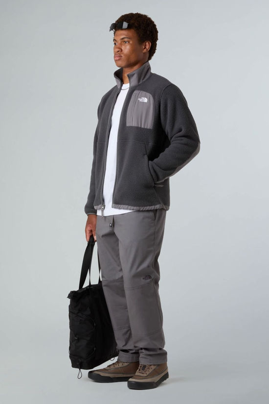 The North Face Mens Yumiori Off Peak Full Zip Fleece Jacket Asphalt Grey/Smoked Pea