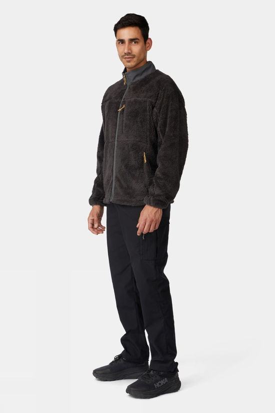 Ayacucho Mens Wray Highloft Full Zip Fleece Asphalt