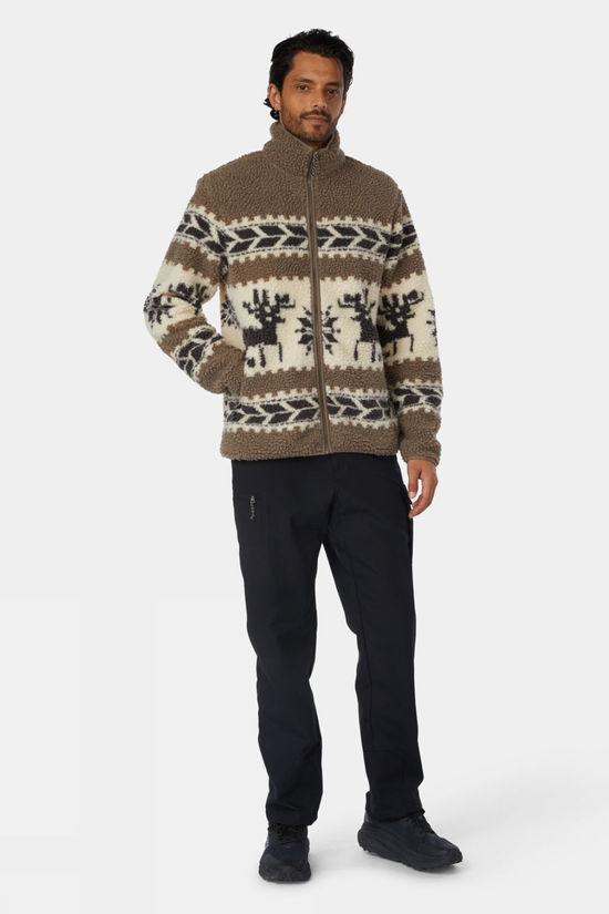 Ayacucho Mens Cowichan Full Zip Fleece Kelp