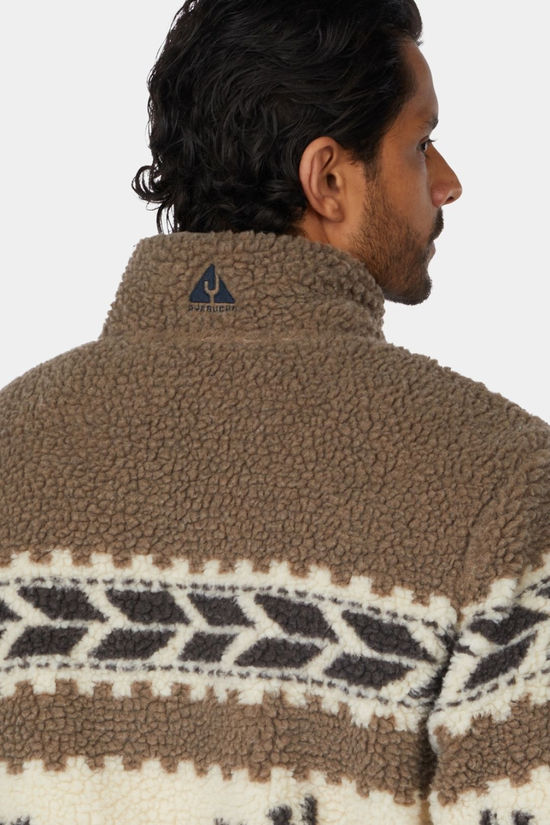 Ayacucho Mens Cowichan Full Zip Fleece Kelp