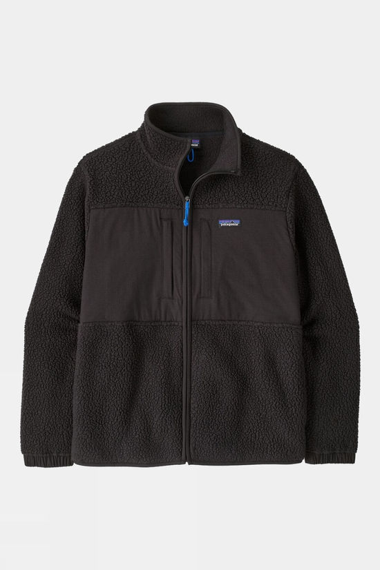 Patagonia Mens Retro Pile Patch Fleece Jacket Black