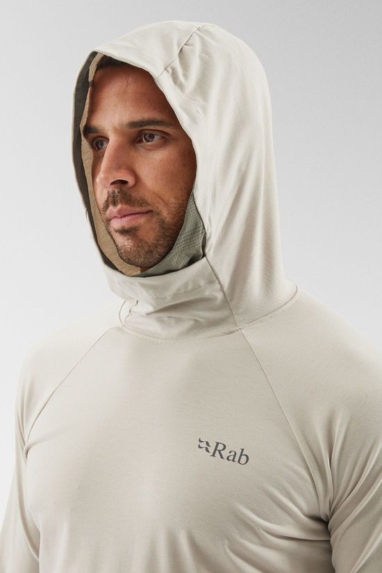 Rab Mens Rivelin Hoodie Baselayer Pebble