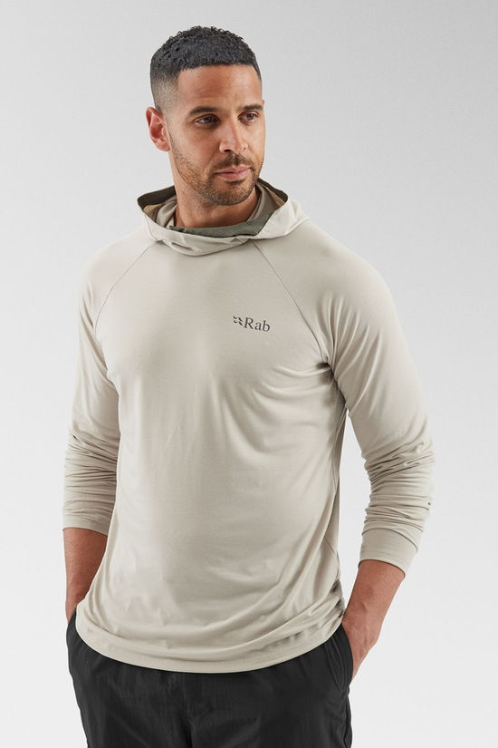 Rab Mens Rivelin Hoodie Baselayer Pebble