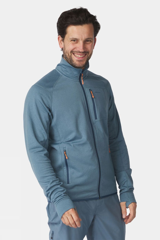 Ayacucho Mens Mountain Midlayer Jacket II Blue Mirage Melange