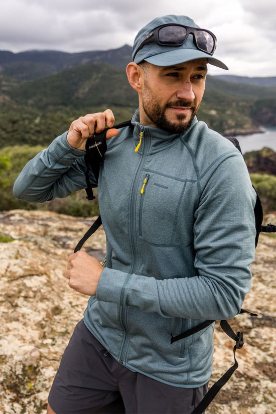 Ayacucho Mens Mountain Midlayer Jacket II Goblin Blue Mélange