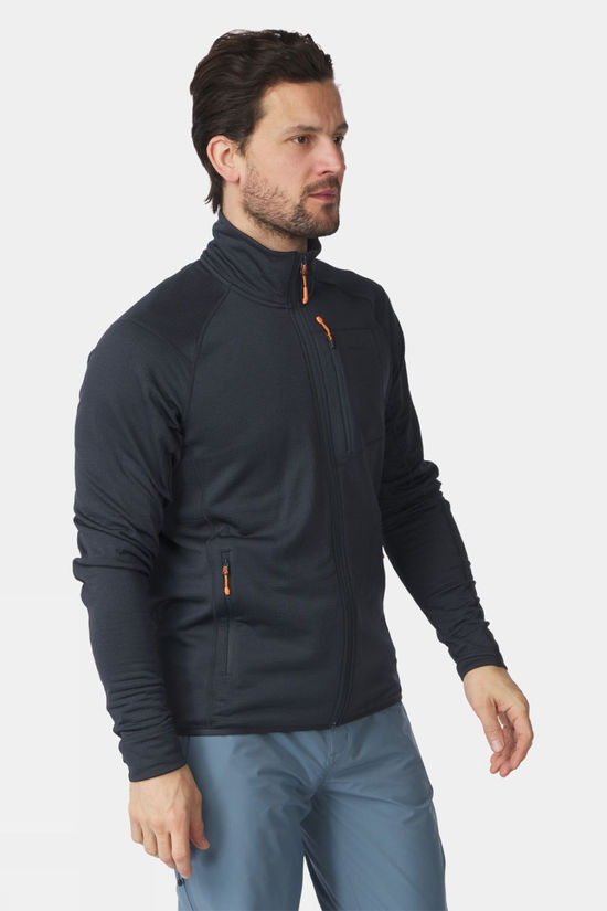 Ayacucho Mens Mountain Midlayer Jacket II Black Melange