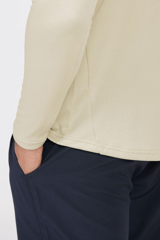 Virtus Mens Jaxton Midlayer Half Zip Fleece Moonstruck