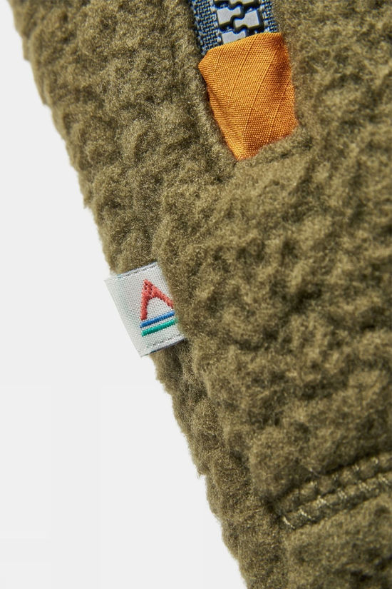Passenger Mens Offgrid 2.0 Recycled Sherpa Fleece Dark Olive